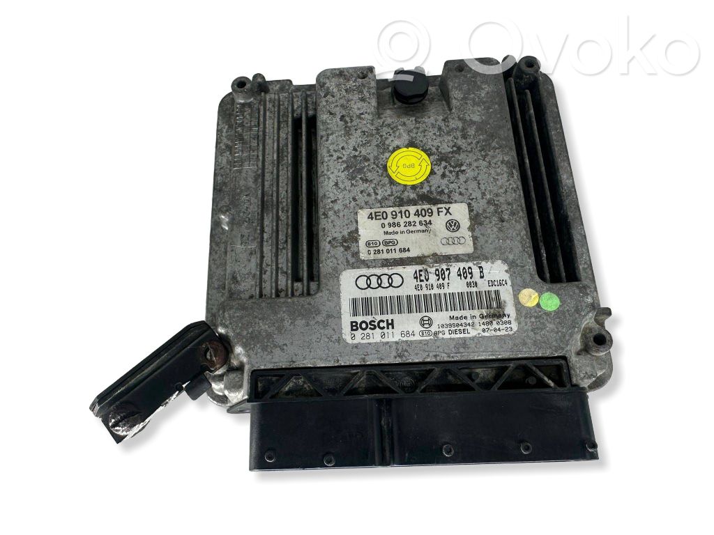 Audi A8 S8 D3 4E Engine control unit/module 