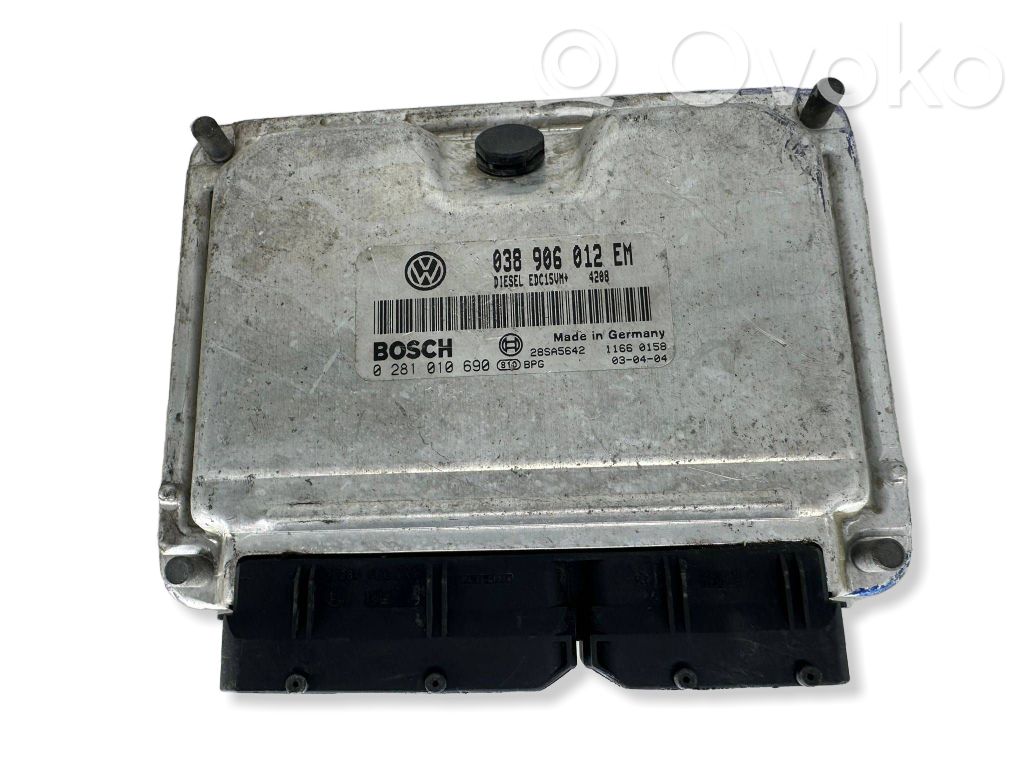 Volkswagen Polo IV 9N3 Sterownik / Moduł ECU 
