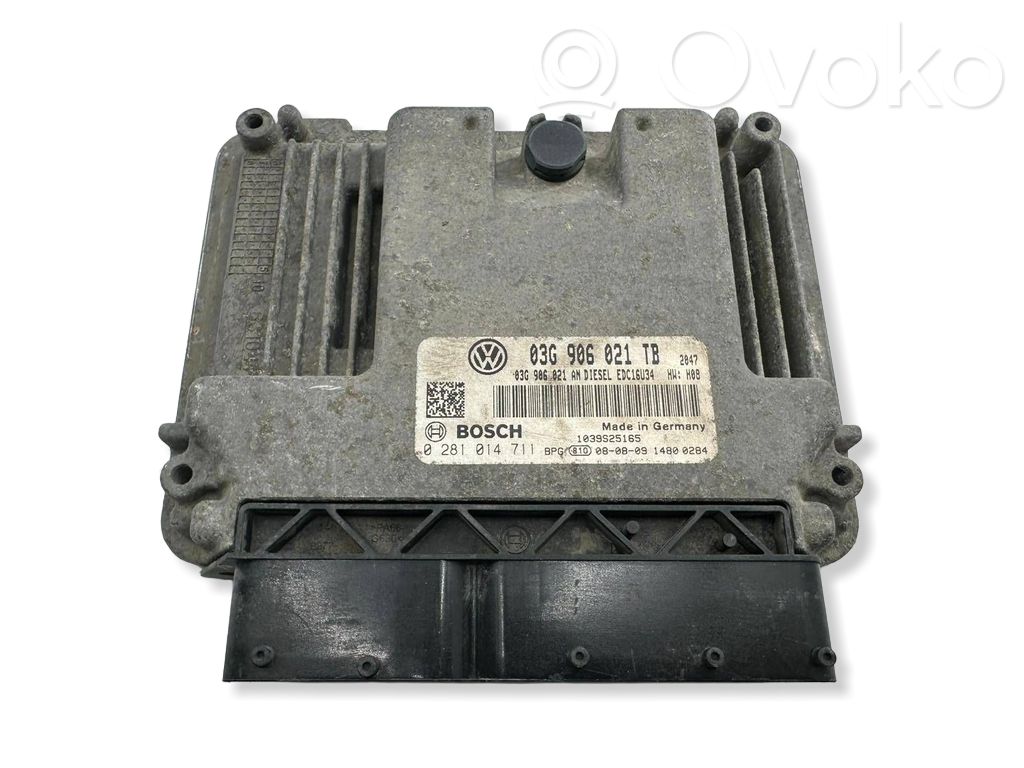Skoda Superb B6 (3T) Engine control unit/module 