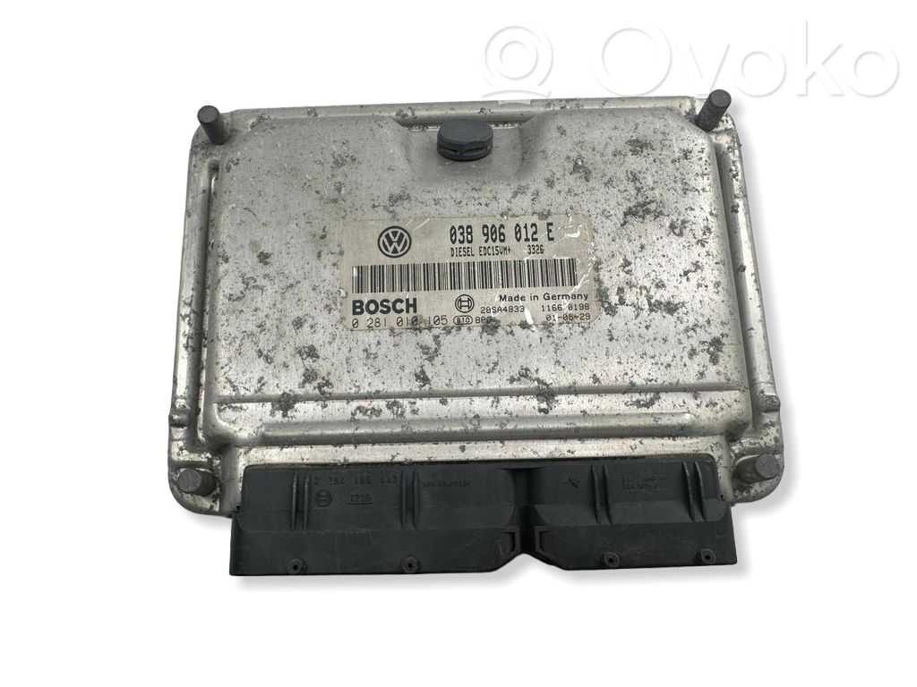 Engine control unit/module   038906012E,28SA4833,0281010105