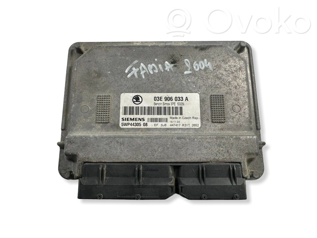 Engine control unit/module   03E906033A,3PE5329,5WP44305