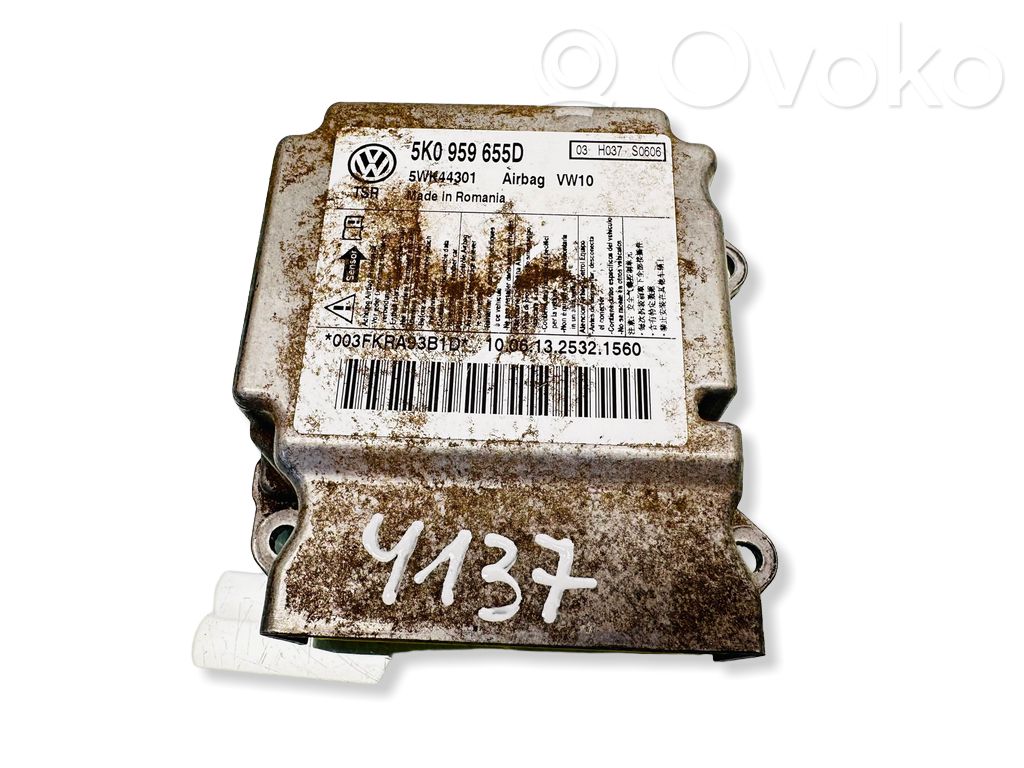 Volkswagen Golf VI Sterownik / Moduł Airbag 