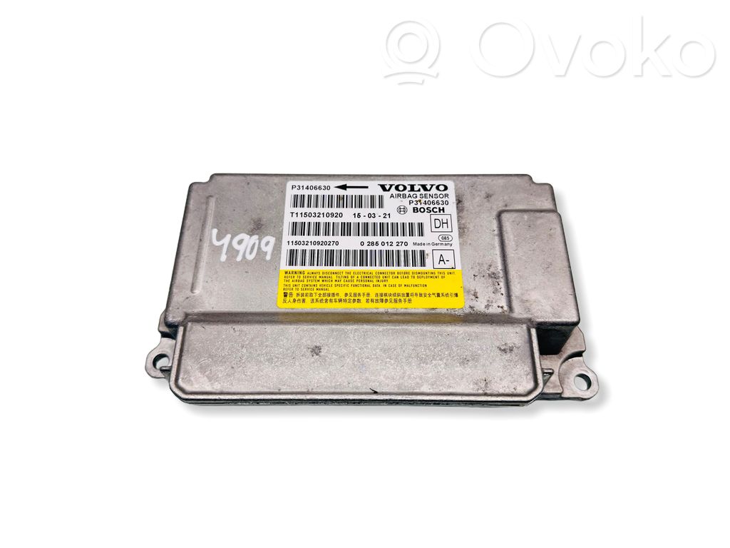 Volvo V70 Airbag control unit/module 