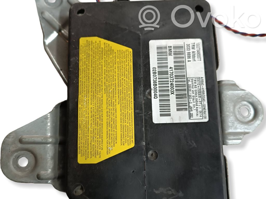 BMW 5 E39 Priekšējo durvju drošības spilvens 