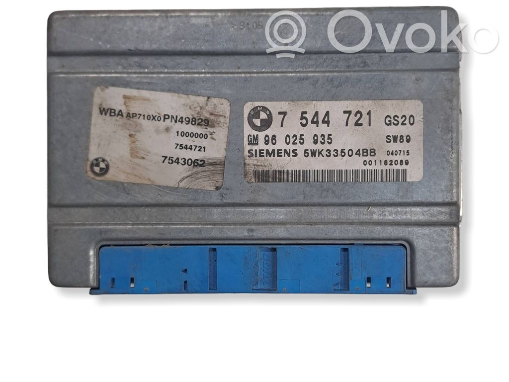 Module de contrôle de boîte de vitesses ECU   7544721