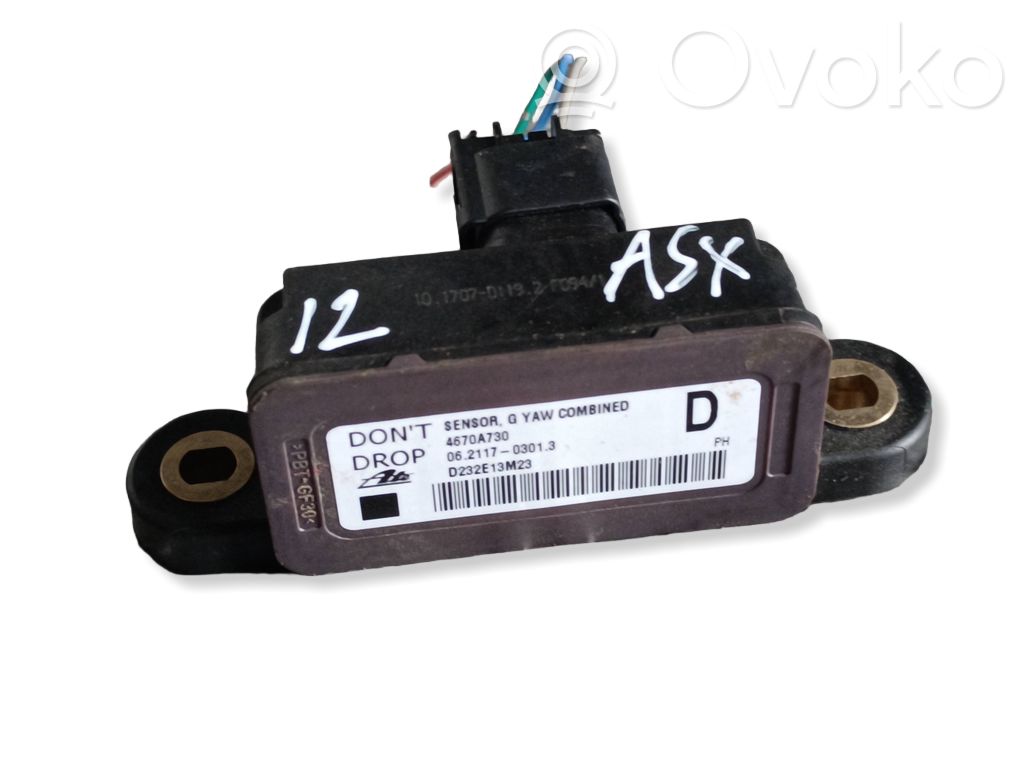 Mitsubishi ASX ESP acceleration yaw rate sensor 