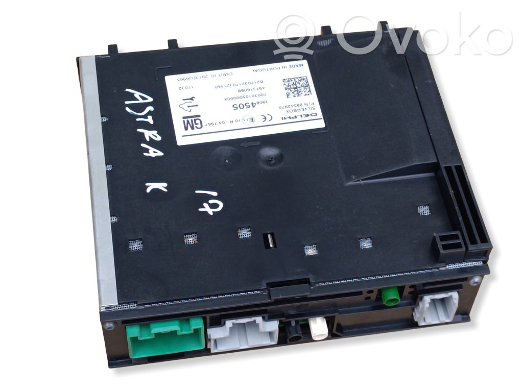 Opel Astra K GPS navigation control unit/module 