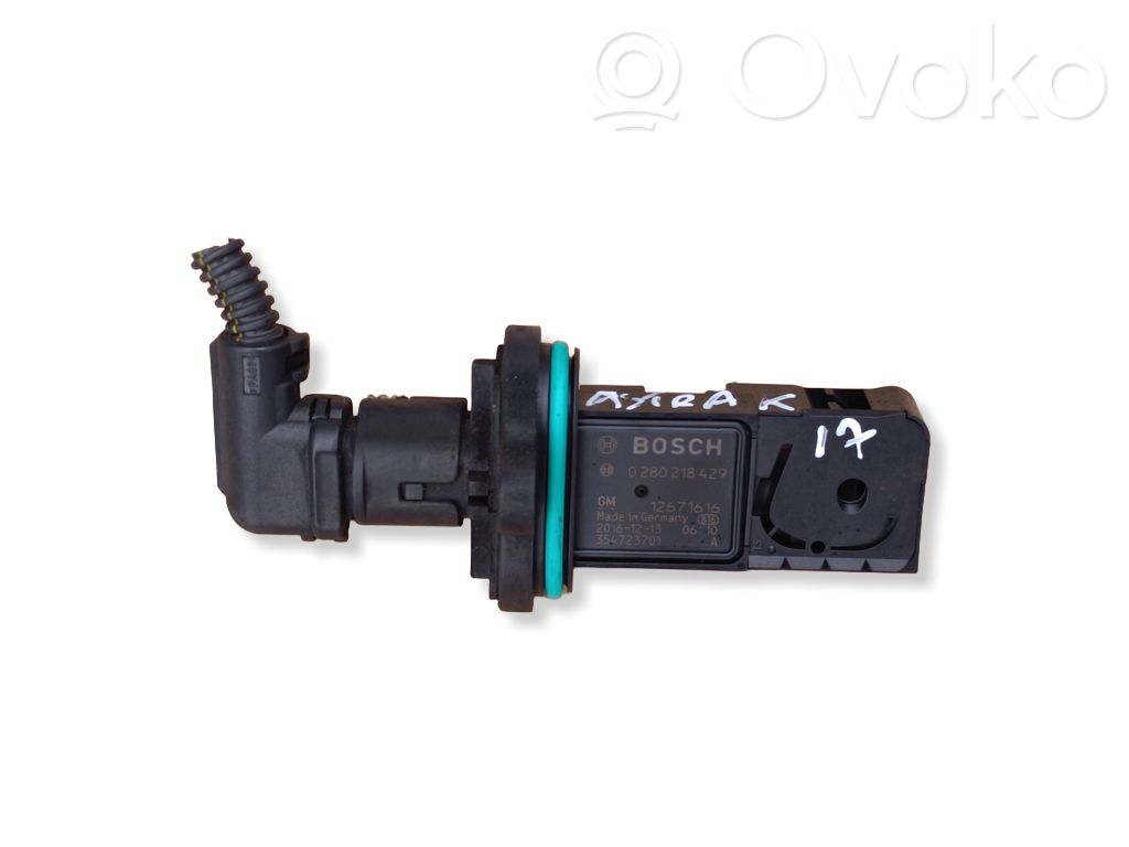 Opel Astra K Mass air flow meter 