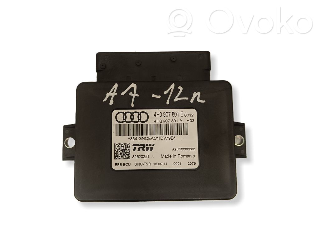 Module de commande de frein à main   4H0907801E,32620251A,A2C53383282