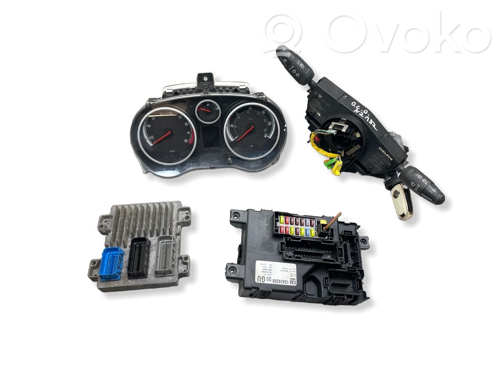 Opel Corsa D Engine ECU kit and lock set 