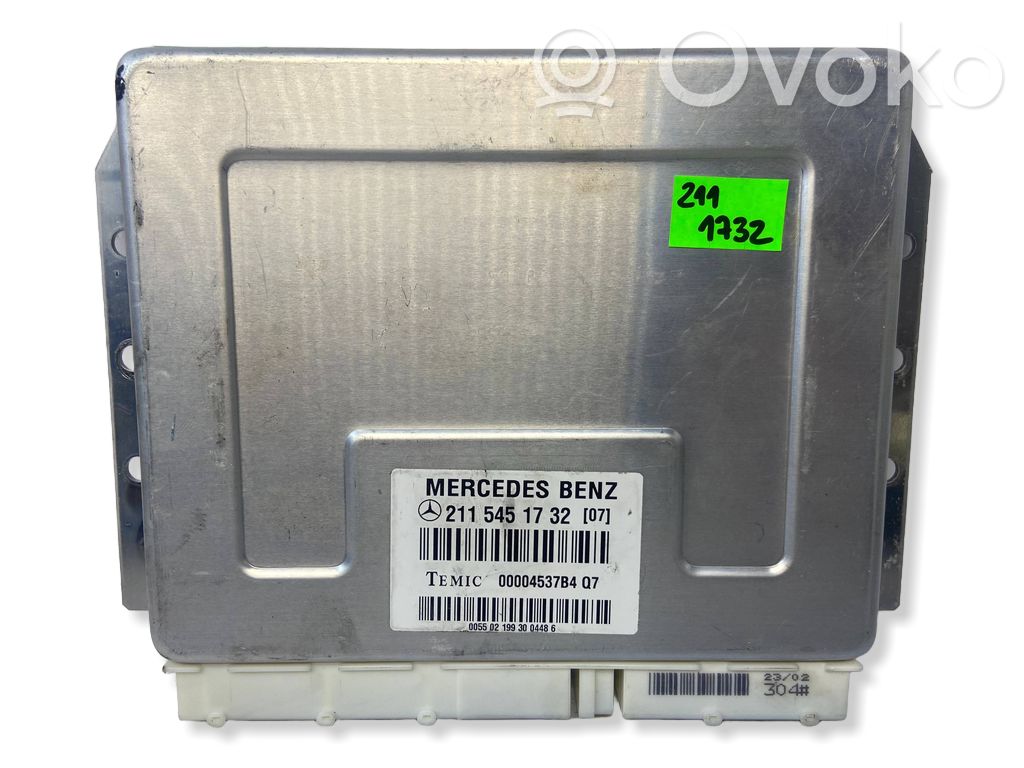 Mercedes-Benz E W211 Module de commande suspension 