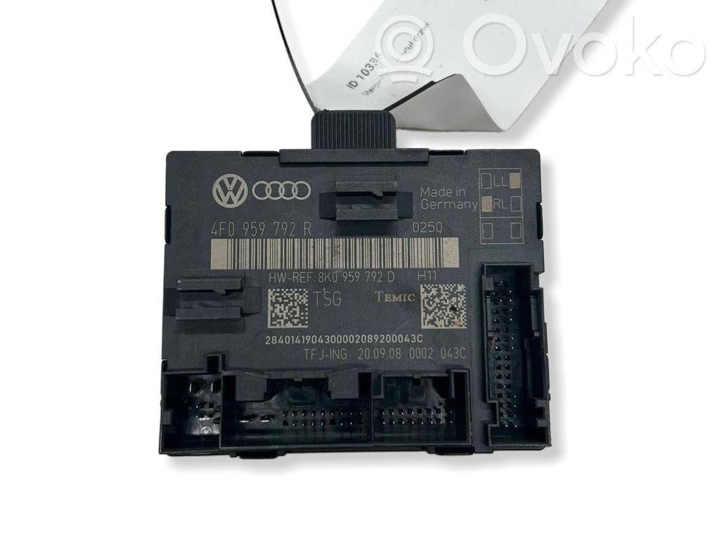 Unité de commande module de porte   4F0959792R