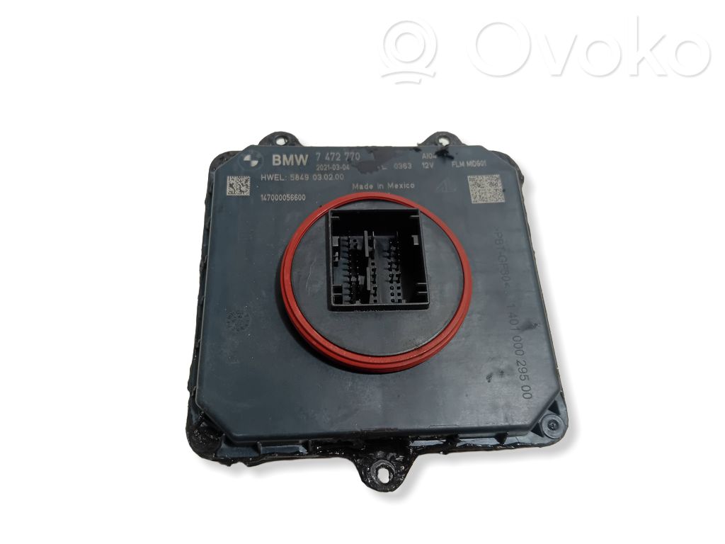 BMW X3 G01 Módulo de control de balasto LED 