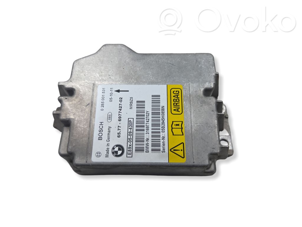 Unidad de control/módulo del Airbag   0285001531,31697742702Y,6977427,9X0509430P