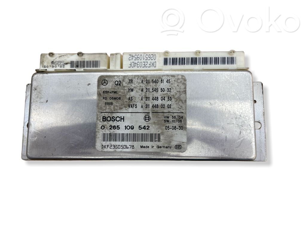 Moduł / Sterownik ESP   A2115406145,0265109542,A2114480453,A2115455032