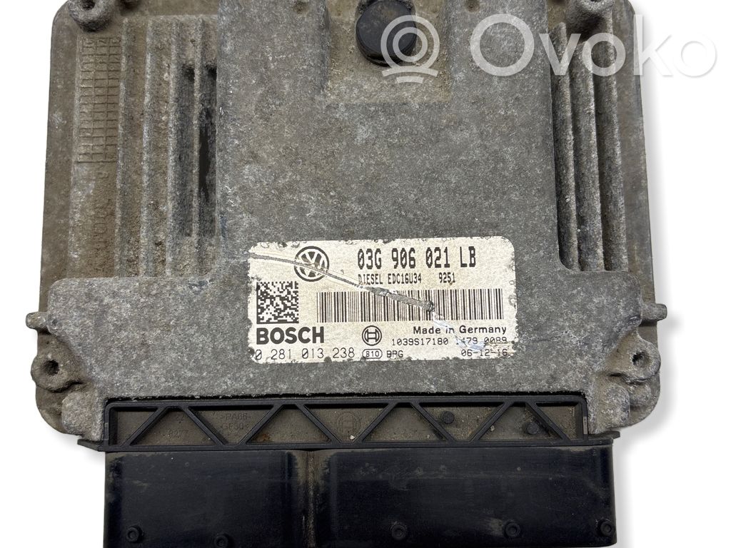 Skoda Octavia Mk2 (1Z) Sterownik / Moduł ECU 