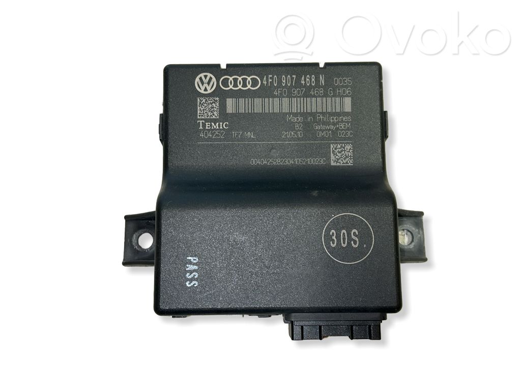 Audi A6 S6 C6 4F Gateway control module 