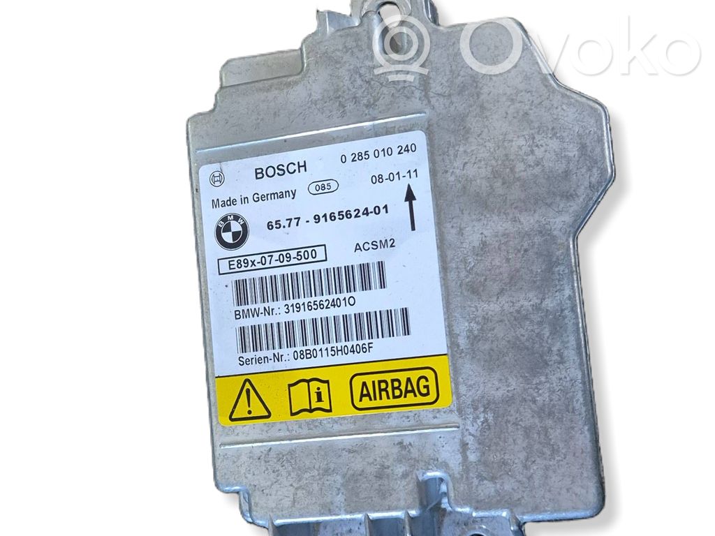 BMW 3 E92 E93 Unitate/modul de comandă airbaguri 