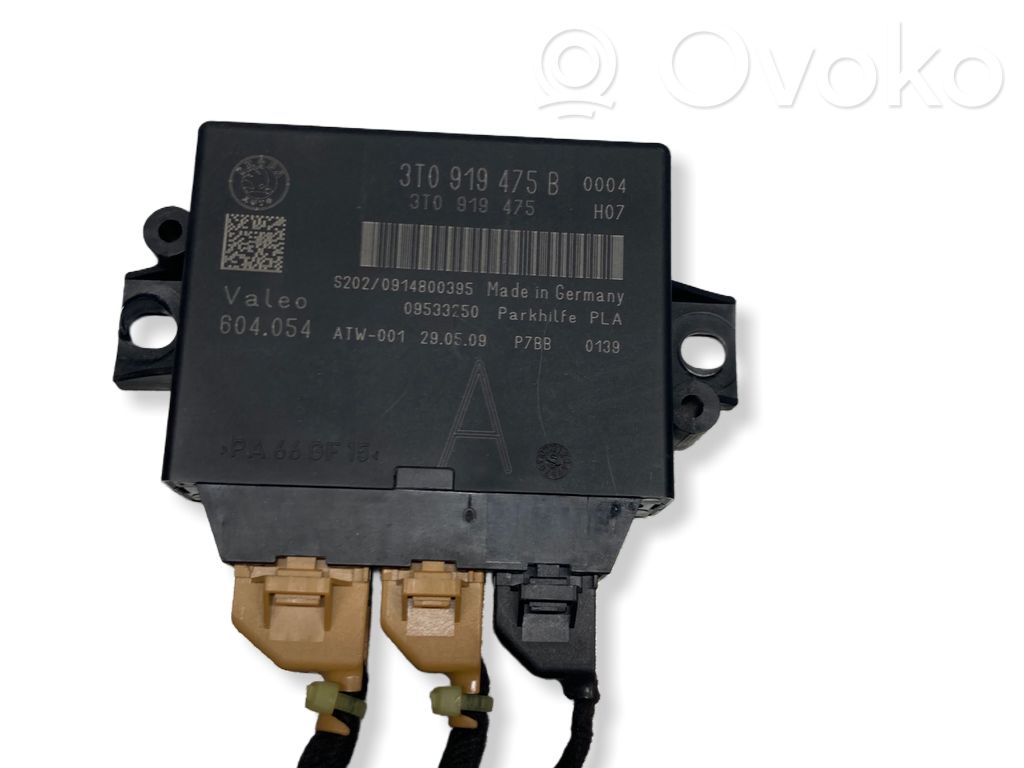 Skoda Superb B6 (3T) Parking PDC control unit/module 