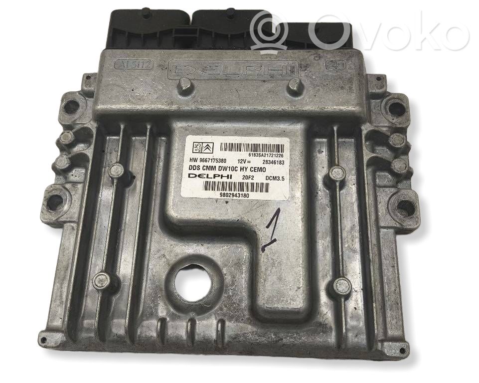 Engine control unit/module   9667175380,28346183,9802943180