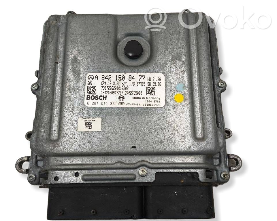 Engine control unit/module ECU   A6421509477,0281014331,1039S21473