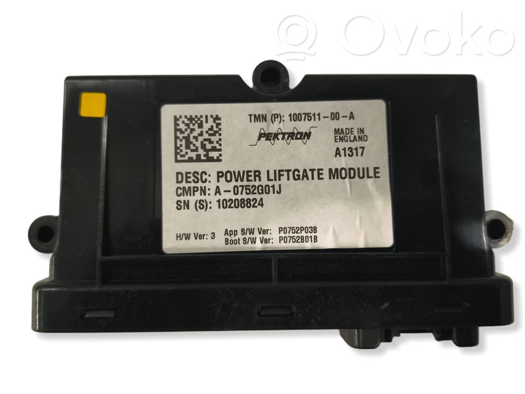 Tesla Model S Tailgate/trunk control unit/module 