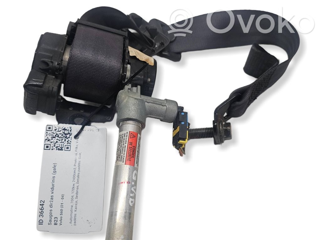 Volvo S60 Cinturón medio (trasero) 