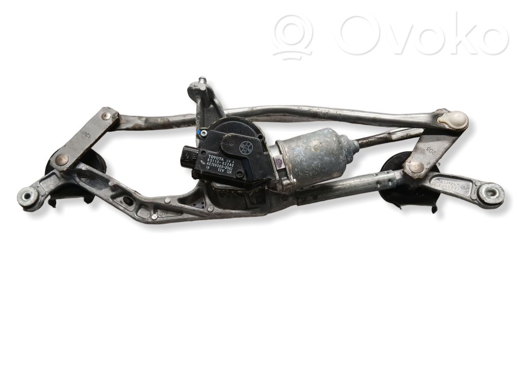 Toyota Auris E180 Wischergestänge Wischermotor vorne 