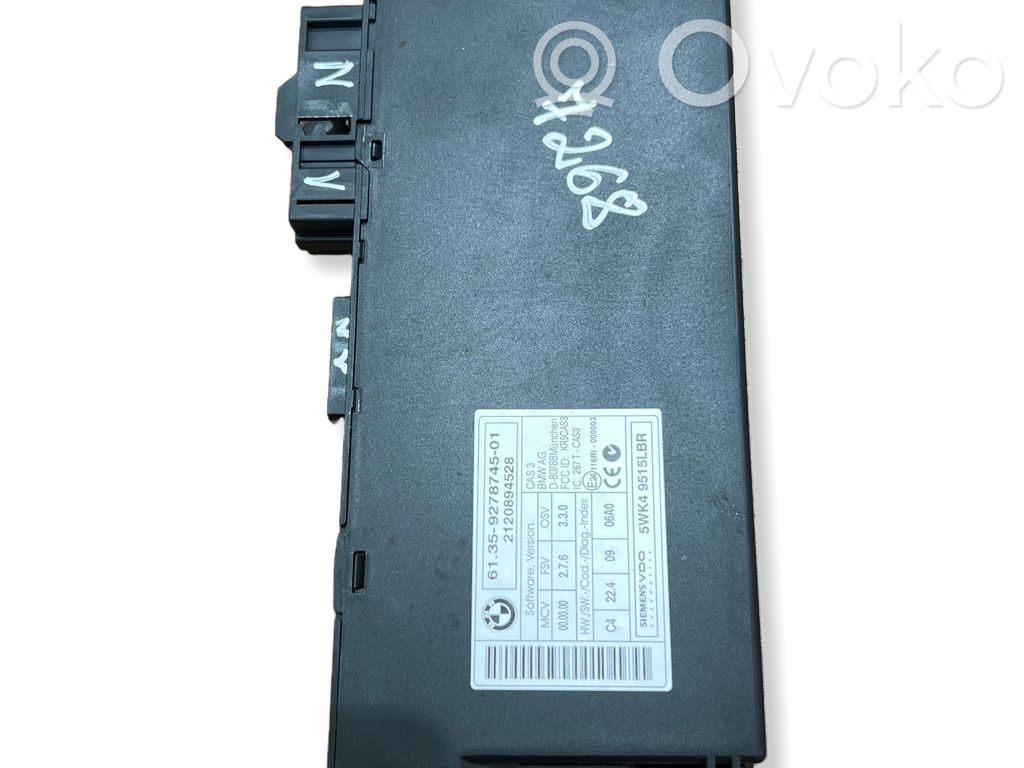 BMW 3 E90 E91 CAS control unit/module 