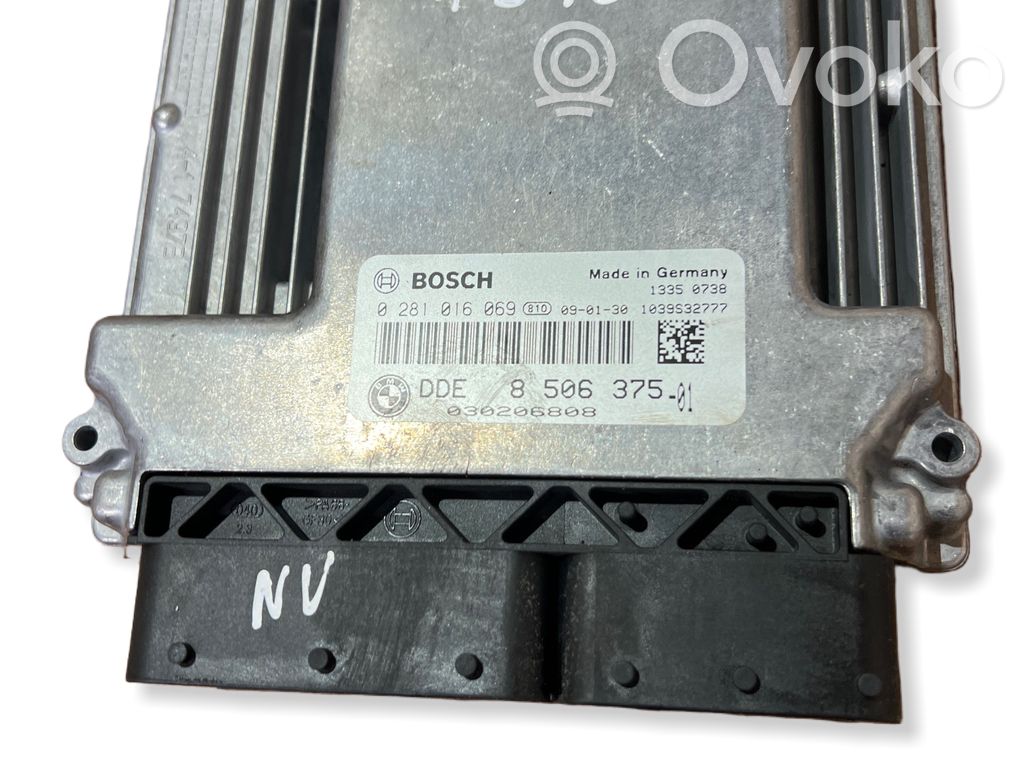 Engine control unit/module   8506375,0281016069,030206808