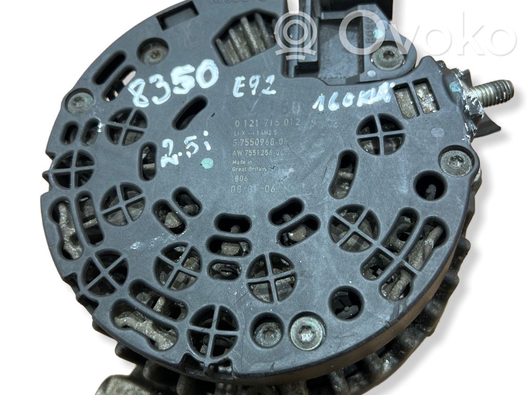 BMW 3 E92 E93 Generatore/alternatore 