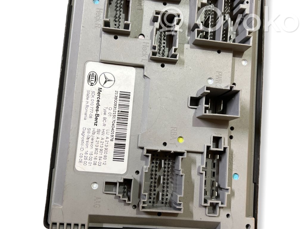 Mercedes-Benz E W213 SAM control unit 