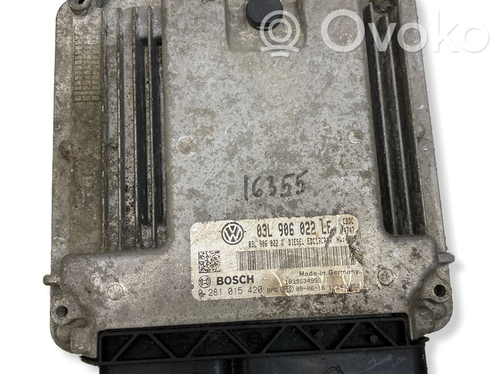 Volkswagen Golf VI Engine control unit/module 