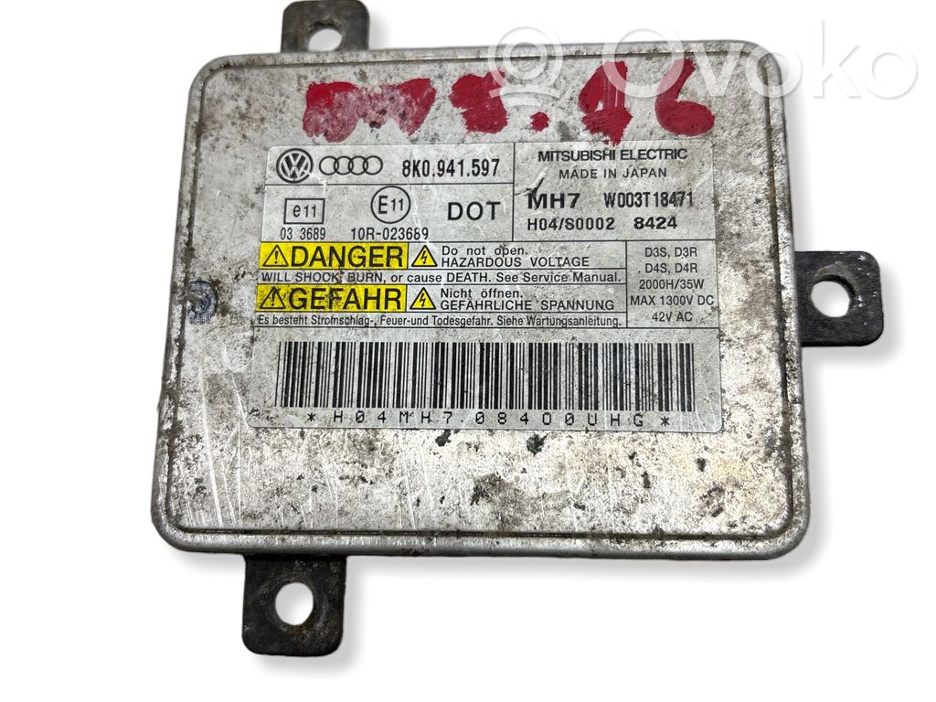 Audi A4 S4 B9 Headlight ballast module Xenon 