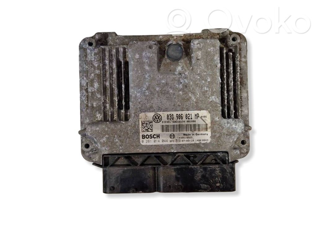 Sterownik / Moduł ECU   0281014044,03G906021MP,1039S18925
