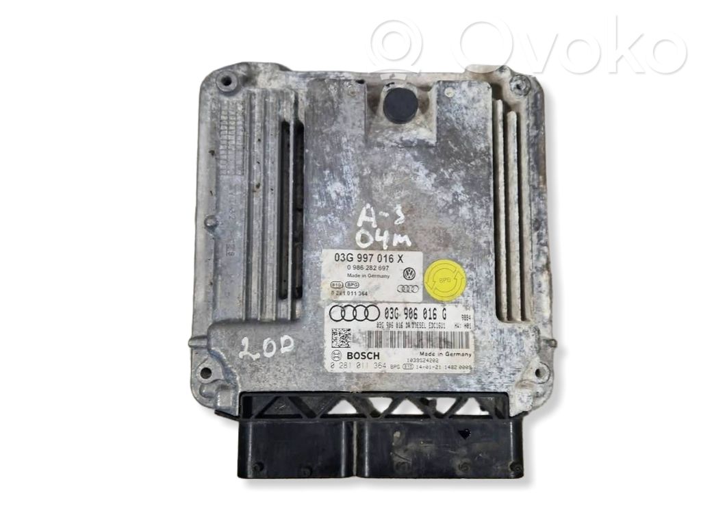 Engine control unit/module   0281011364,03G906016G,03G906016DR