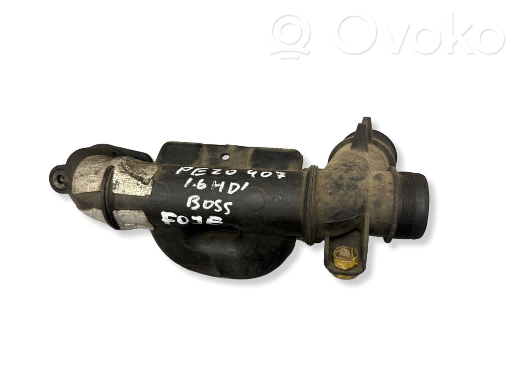 Peugeot 407 Tube d'admission de tuyau de refroidisseur intermédiaire 