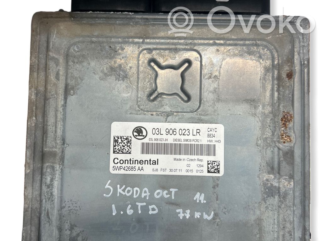 Engine control unit/module   03L906023LR,03L906023JH,5WP42685AA,03L906023LL