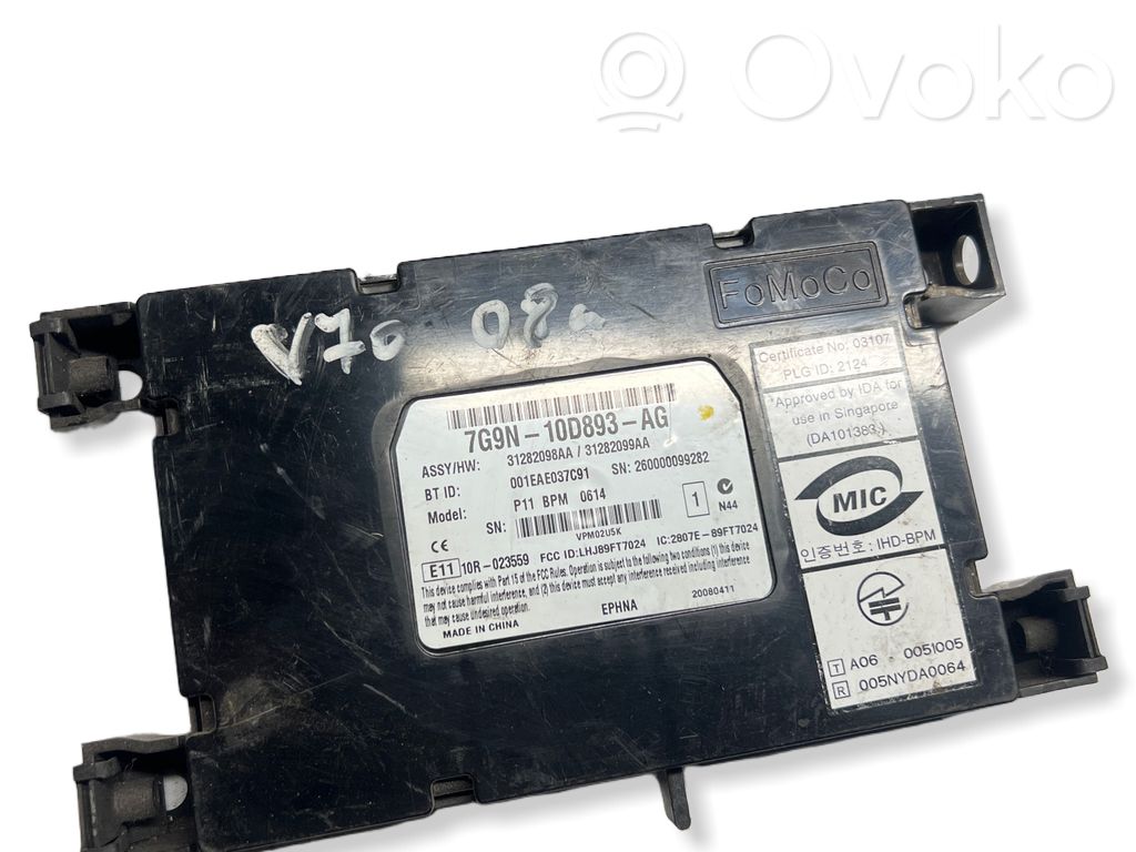 Модуль «Bluetooth»   7G9N10D893AG,31282098AA,31282099AA