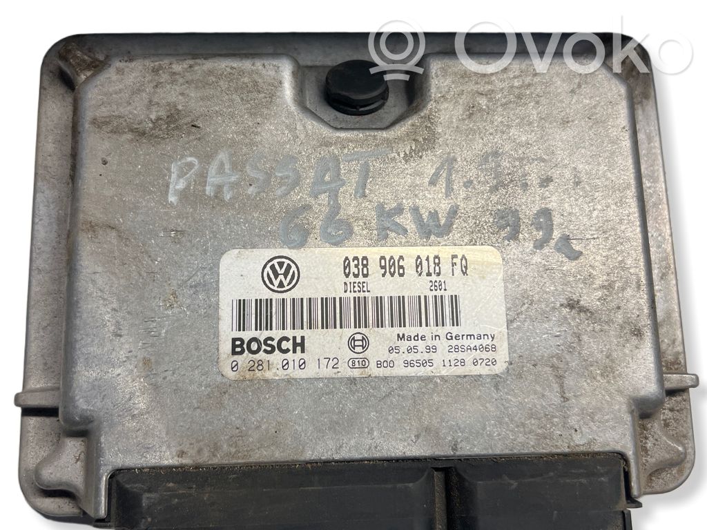 Volkswagen PASSAT B5 Engine control unit/module 