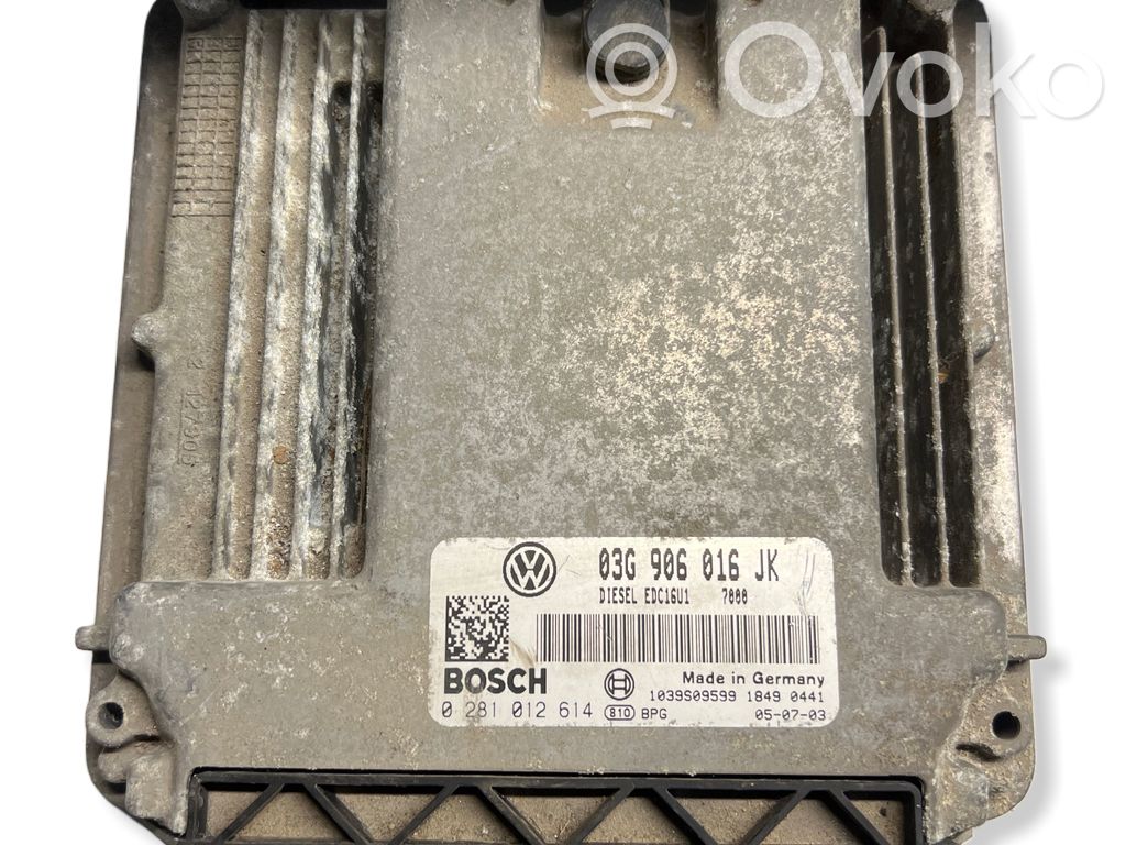Engine control unit/module   03G906016JK,1039S09599,0281012614
