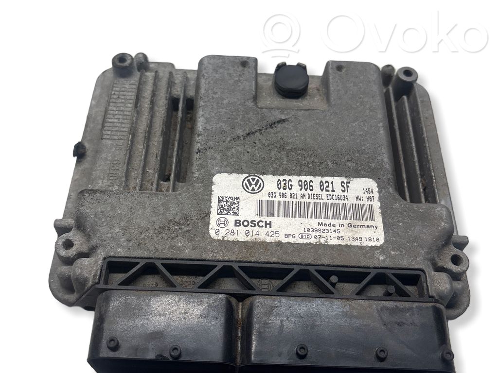 Volkswagen Golf Plus Engine control unit/module 
