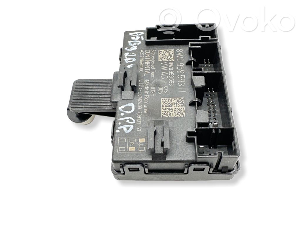 Unité de commande module de porte   8W0959593H,8W0959593F,A2C7486801300