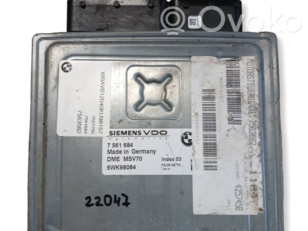 BMW 3 E90 E91 Engine control unit/module 