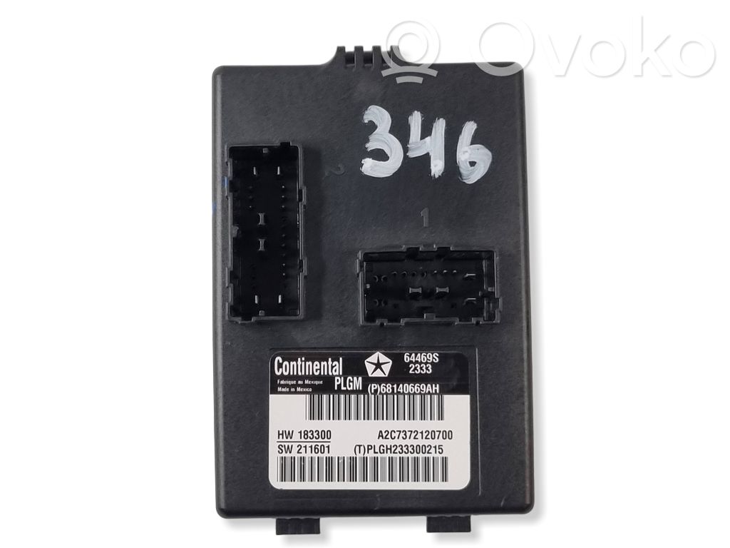 Tailgate/trunk control unit/module   68140669AH,P68140669AH