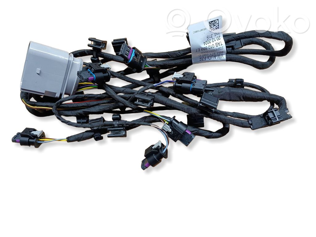 Cableado del sensor de aparcamiento (PDC)   TAB010889