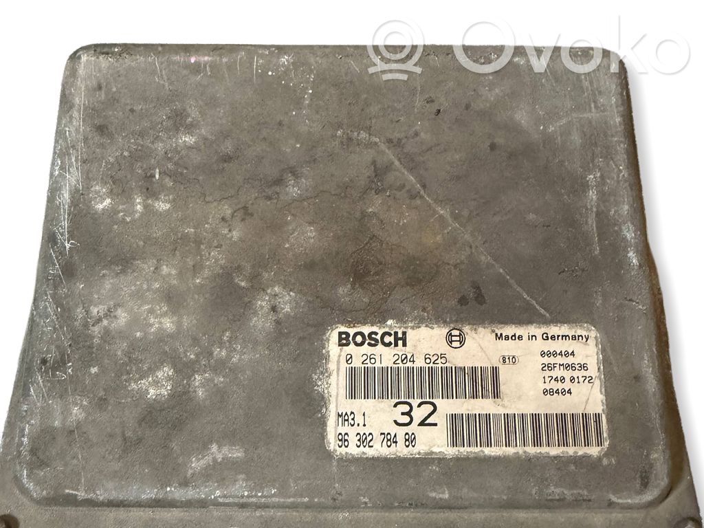 Engine control unit/module   0261204625,9630278480,26FM0636