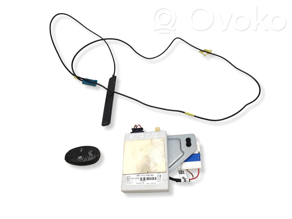 Citroen Jumpy Webasto auxiliary heater remote control 