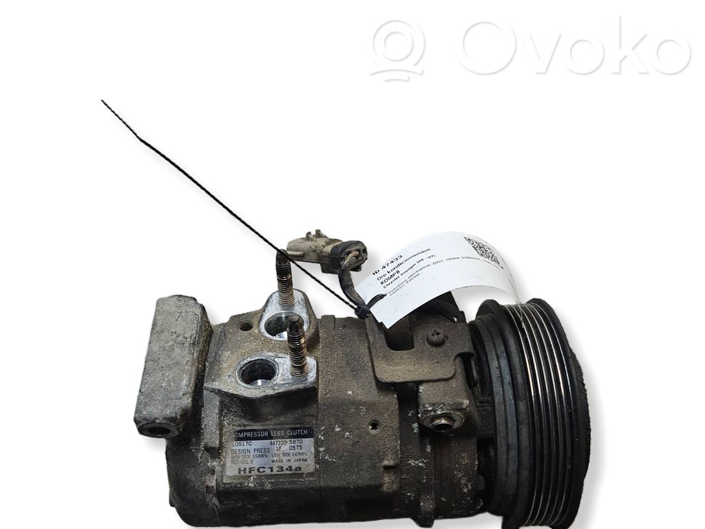 Klimakompressor Pumpe   0S17C,4472205870,HFC134A
