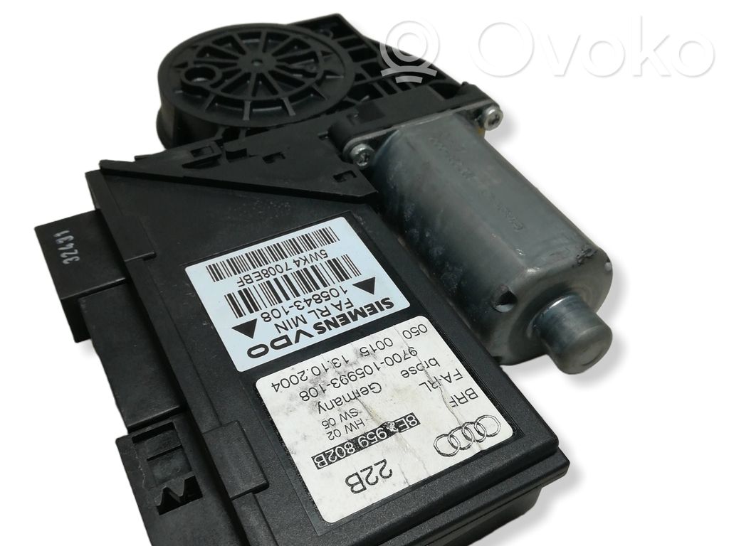 Audi A4 S4 B6 8E 8H Motor macara geam ușă față 